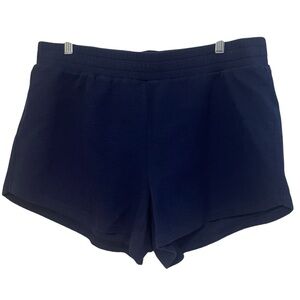 Lands‎ End Navy Waffle Knit Shorts Large